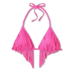 Women's Fringe Detail Triangle Bikini Top - Wild Fable™ Magenta -Wild Fable GUEST e41d11eb 30c0 4d5e bb3c eef7eb23e9f2