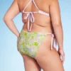 Women's Reversible Side-Tie Extra High Leg Cheeky Bikini Bottom - Wild Fable™ Green Floral Print/Purple Gingham Print 1 Women's Reversible Side-Tie Extra High Leg Cheeky Bikini Bottom - Wild Fable™ Green Floral Print/Purple Gingham Print -Wild Fable GUEST e5348ff3 9c6b 45ac b4f9 a4744f26d0fe