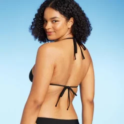 Women's Low Coverage Mini Triangle Bikini Top - Wild Fable™ Black -Wild Fable GUEST e58d2578 4e9e 4fcf 803c d92faaa9b3f7