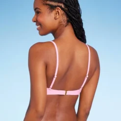 Women's Twist-Front Bralette Bikini Top - Wild Fableā¢