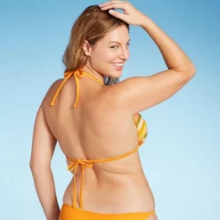 Women's Crochet Triangle Bikini Top - Wild Fable™ Orange Multi Striped 10 Women's Crochet Triangle Bikini Top - Wild Fable™ Orange Multi Striped -Wild Fable GUEST e775dc1d 0be5 48c9 b9b7 63db44200623