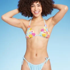 Women's Mixed Icon Crochet Triangle Bikini Top - Wild Fable™ Blue 11 Women's Mixed Icon Crochet Triangle Bikini Top - Wild Fable™ Blue -Wild Fable GUEST e81548ac 48ef 43e8 bf10 cff1a0d511ef