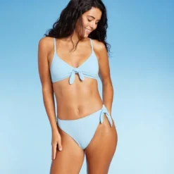 Women's Pique Textured High Leg Cheeky High Waist Bikini Bottom - Wild Fable™ -Wild Fable GUEST ed32474c bbbf 4e12 b72b fca7f7c9d227