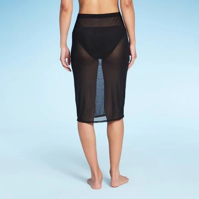 Women's Mesh Cover Up Midi Skirt - Wild Fable™ 3 Women's Mesh Cover Up Midi Skirt - Wild Fable™