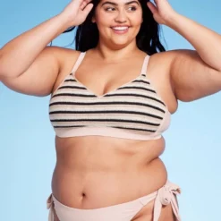 Women's Striped Crochet Bralette Bikini Top - Wild Fable™ 16 Women's Striped Crochet Bralette Bikini Top - Wild Fable™ -Wild Fable GUEST ee64a778 16fa 4d5a 8583 d1636711a423