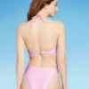 Women's Cinch-Front Halter Bandeau Bikini Top - Wild Fable™ Shiny Pink 2 Women's Cinch-Front Halter Bandeau Bikini Top - Wild Fable™ Shiny Pink -Wild Fable GUEST f09369de ae98 4046 a929 3f94308fc793