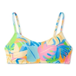 Women's Scoop Neck Bralette Bikini Top - Wild Fable™ Multi Tropical Print 14 Women's Scoop Neck Bralette Bikini Top - Wild Fable™ Multi Tropical Print -Wild Fable GUEST f4f1abd4 c56b 406d 8a17 c47969a25516