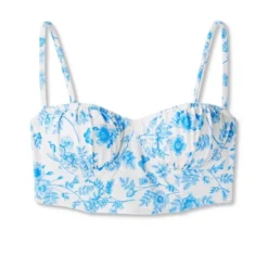 Women's Corset Longline Bikini Top - Wild Fable™ Cream -Wild Fable GUEST f6bed4e7 335a 4cdb b042 cc9d2c5cf626